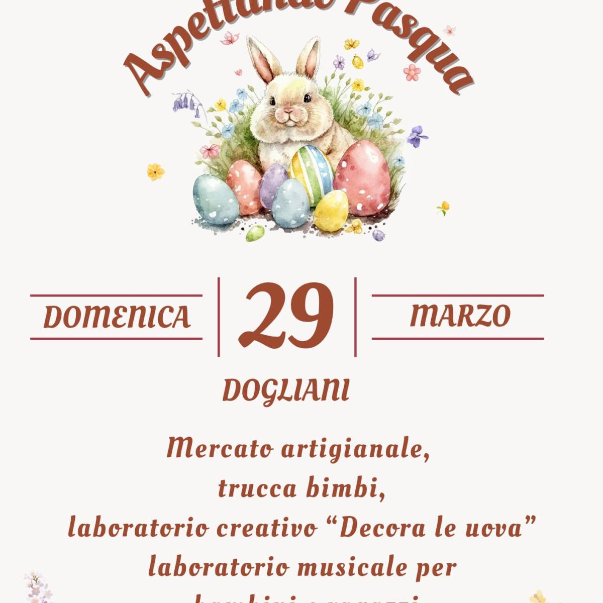 29/03/2026 FIERA “ASPETTANDO PASQUA”&nbsp;DOGLIANI