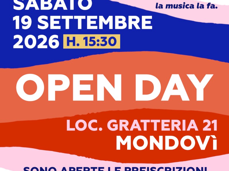 OPEN DAY MONDOVì&nbsp;GRATTERIA